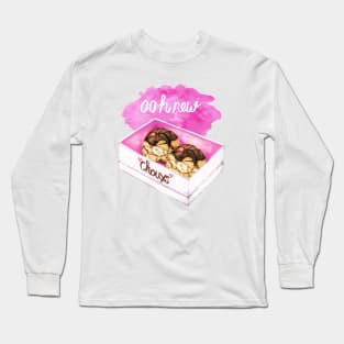 Cute Food Pun - New Chouxs/shoes Long Sleeve T-Shirt